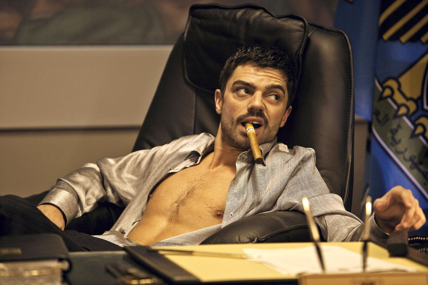 Dominic Cooper stars as Latif Yahia/Uday Hussein in Lionsgate Films' The Devil's Double (2011). Photo Credit by Sofie Van Mieghem.