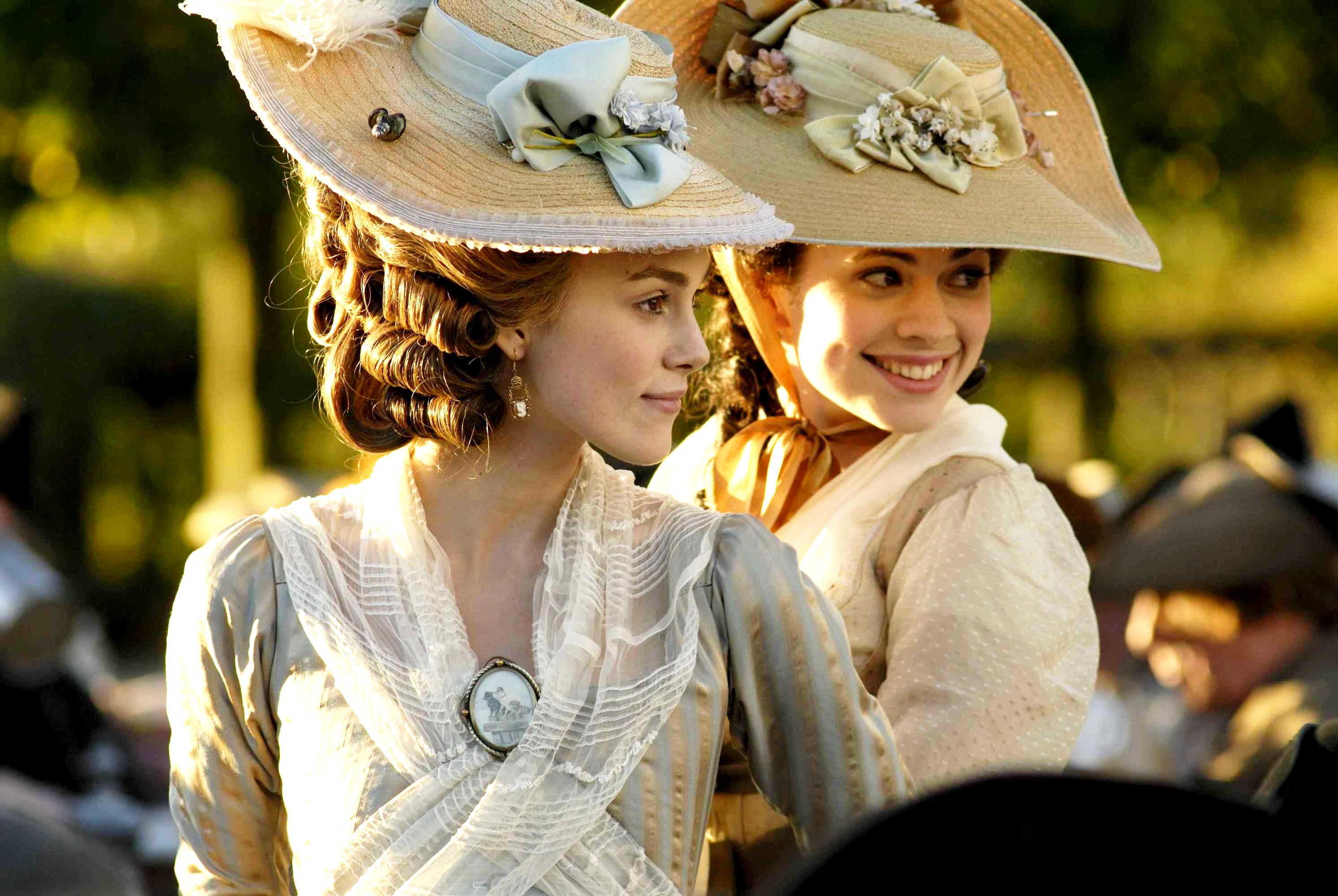 Keira Knightley stars as Georgiana Spencer, the Duchess of Devonshire and Hayley Atwell stars as Bess in Paramount Vantage's The Dutchess (2008). Photo credit by Nick Wall.