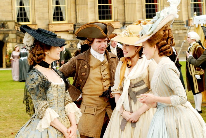 Charlotte Rampling, Ralph Fiennes, Hayley Atwell and Keira Knightley in Paramount Vantage's The Dutchess (2008)
