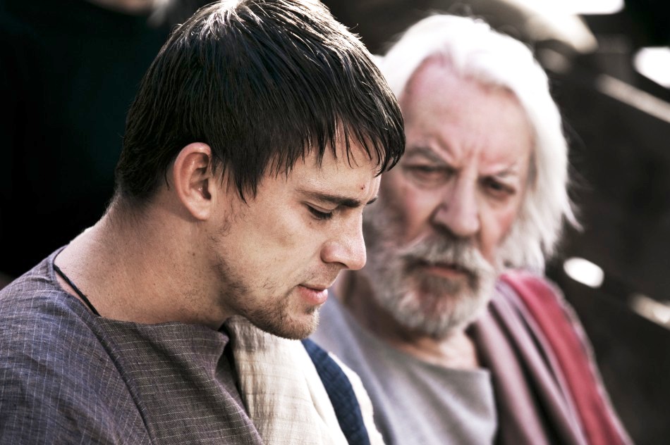 Channing Tatum stars as Marcus Aquila and Donald Sutherland stars as Aquila in Focus Features' The Eagle (2011). Photo credit by Matt Nettheim.