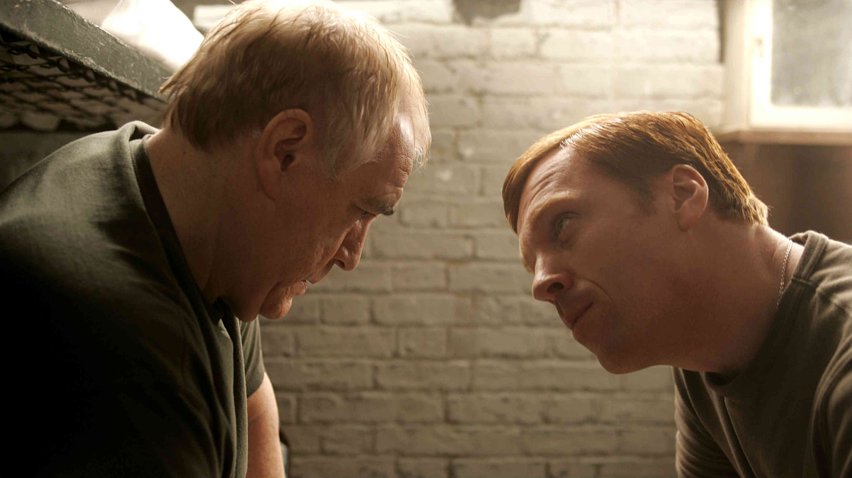 Brian Cox stars as Frank Perry and Damian Lewis stars as Rizza in IFC Films' The Escapist (2009)