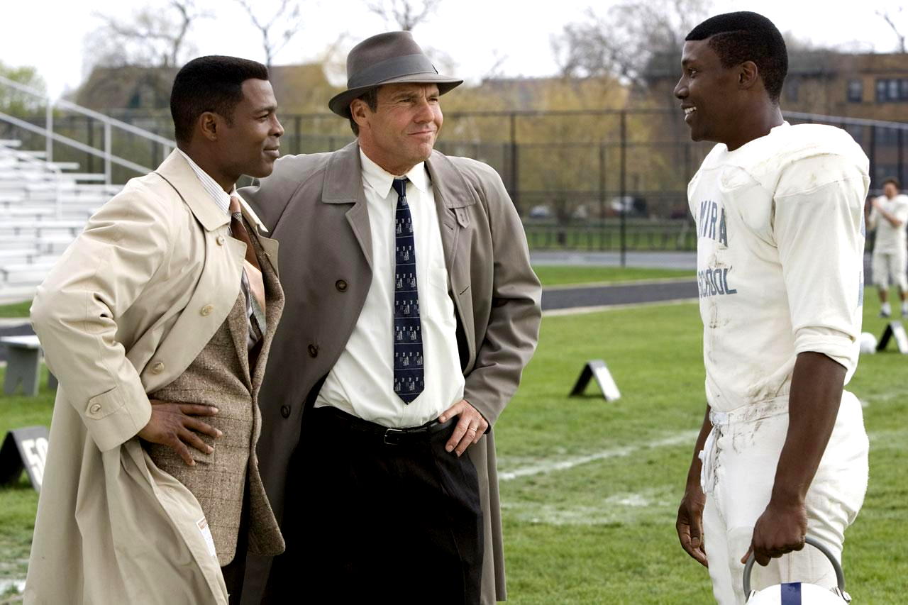 Darrin Dewitt Henson, Dennis Quaid and Rob Brown in Universal Pictures' The Express (2008)