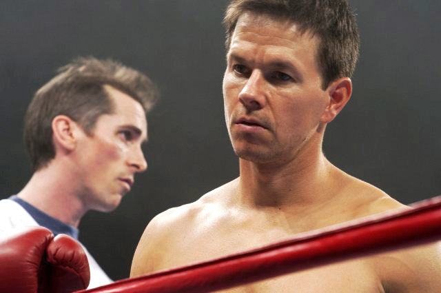 Christian Bale stars as Dickie Eklund and Mark Wahlberg stars as 'Irish' Mickey Ward in Paramount Pictures' The Fighter (2010)