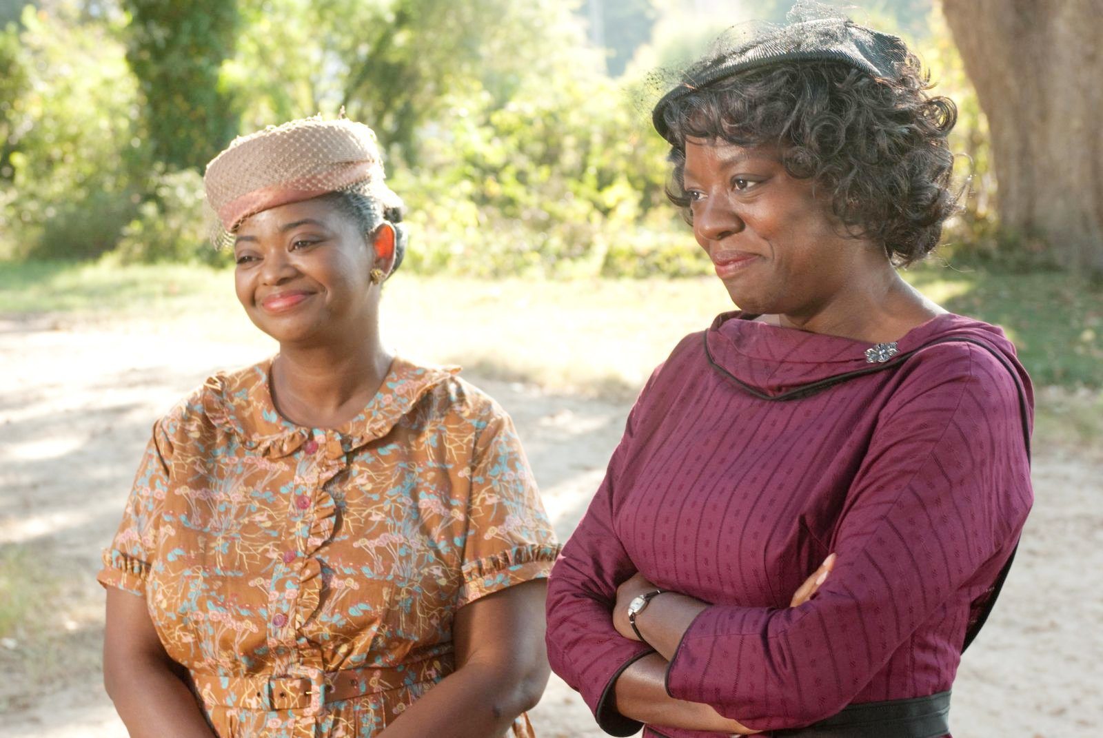 Octavia Spencer stars as Minny Jackson and Viola Davis stars as Aibileen Clark in DreamWorks SKG's The Help (2011)