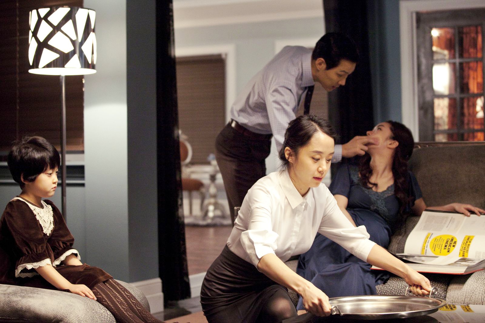 Ahn Seo-hyeon, Jeon Do-yeon, Lee Jung-Jae and Seo Woo in IFC Films' The Housemaid (2011)