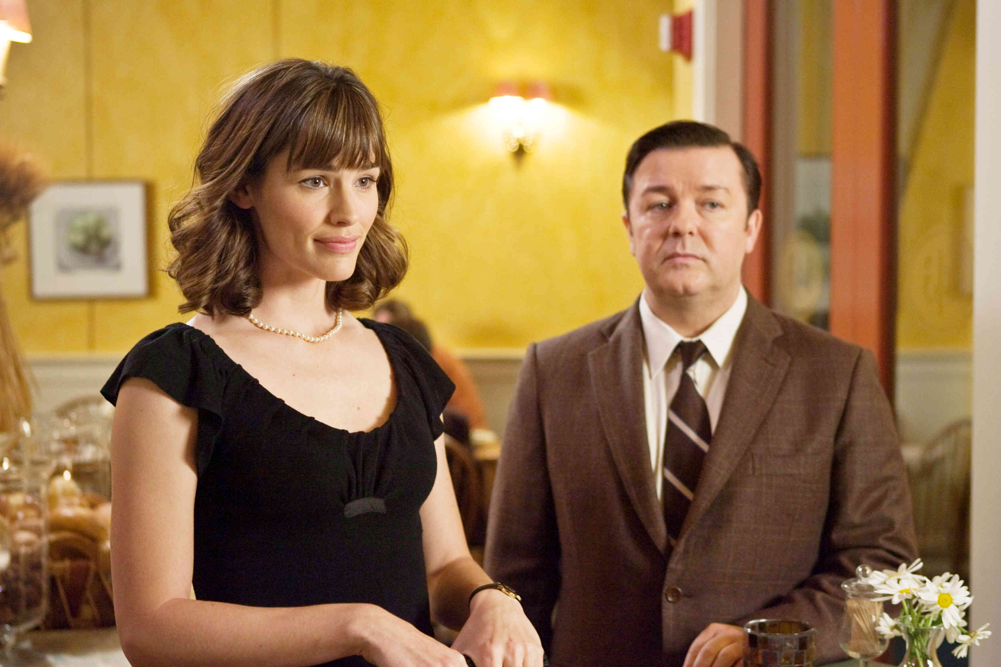 Jennifer Garner stars as Jennifer and Ricky Gervais stars as Mark in Warner Bros. Pictures' The Invention of Lying (2009)