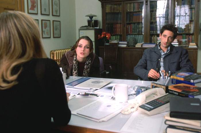 Keira Knightley and Adrien Brody in Warner Independent Pictures' The Jacket (2005)