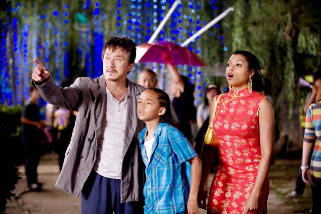 Jackie Chan, Jaden Smith and Taraji P. Henson in Columbia Pictures' The Karate Kid (2010)