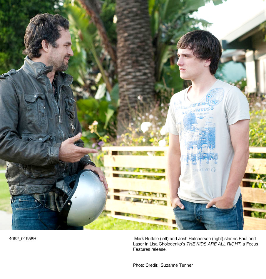 Mark Ruffalo stars as Paul and Josh Hutcherson stars as Laser in Focus Features' The Kids Are All Right (2010)