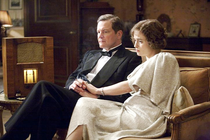 Colin Firth stars as King George VI and Helena Bonham Carter stars as Queen Elizabeth in The Weinstein Company's The King's Speech (2010)