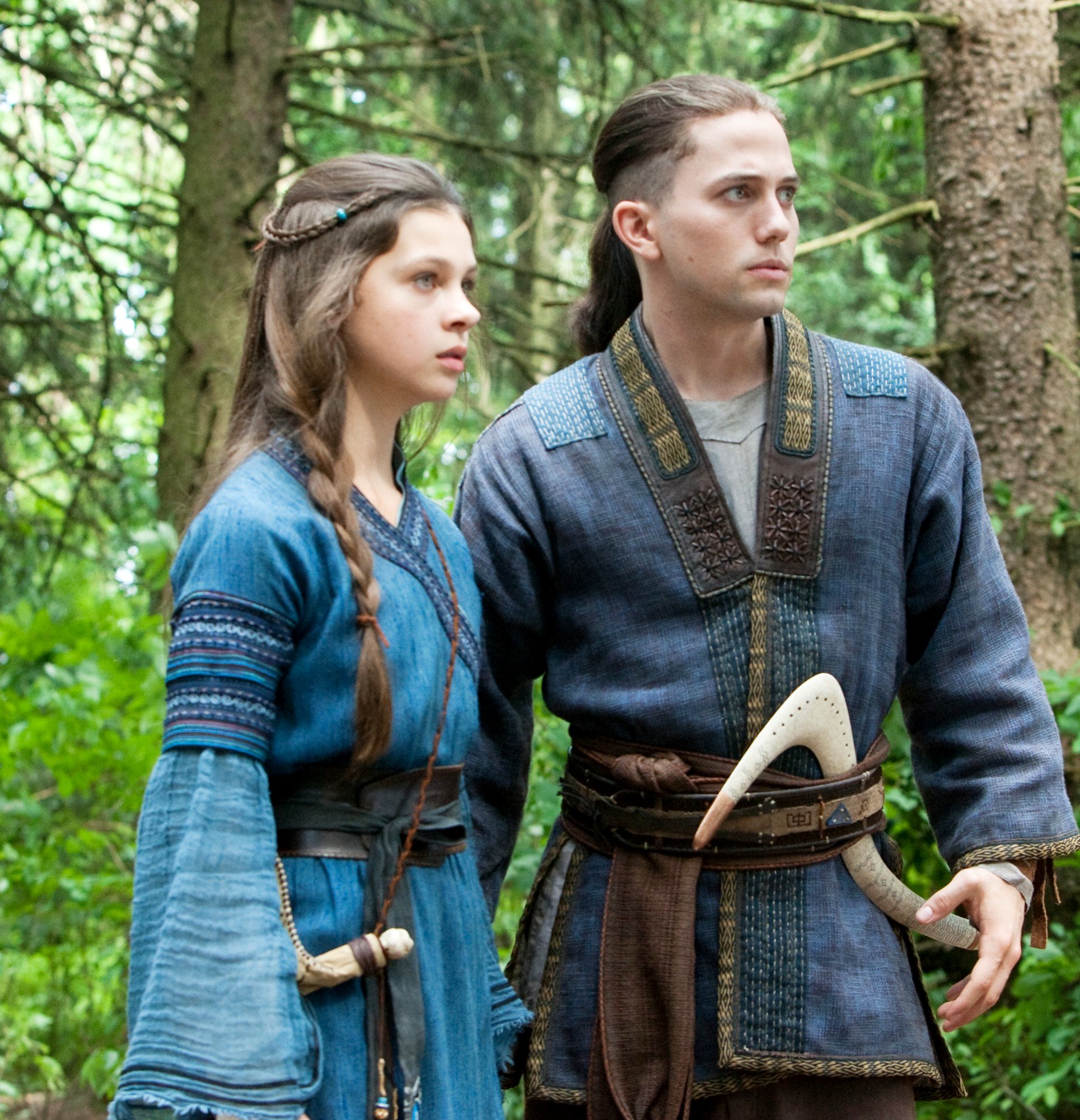 Nicola Peltz stars as Katara and Jackson Rathbone stars as Sokka in Paramount Pictures' The Last Airbender (2010)