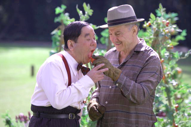 Hyung-rae Shim stars as Younggu and Harvey Keitel stars as Don Carini in Roadside Attractions' The Last Godfather (2011)