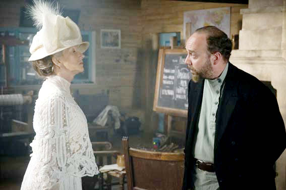 Helen Mirren stars as Sofya Tolstoy and Paul Giamatti stars as Vladimir Chertkov in Sony Pictures Classics' The Last Station (2009)