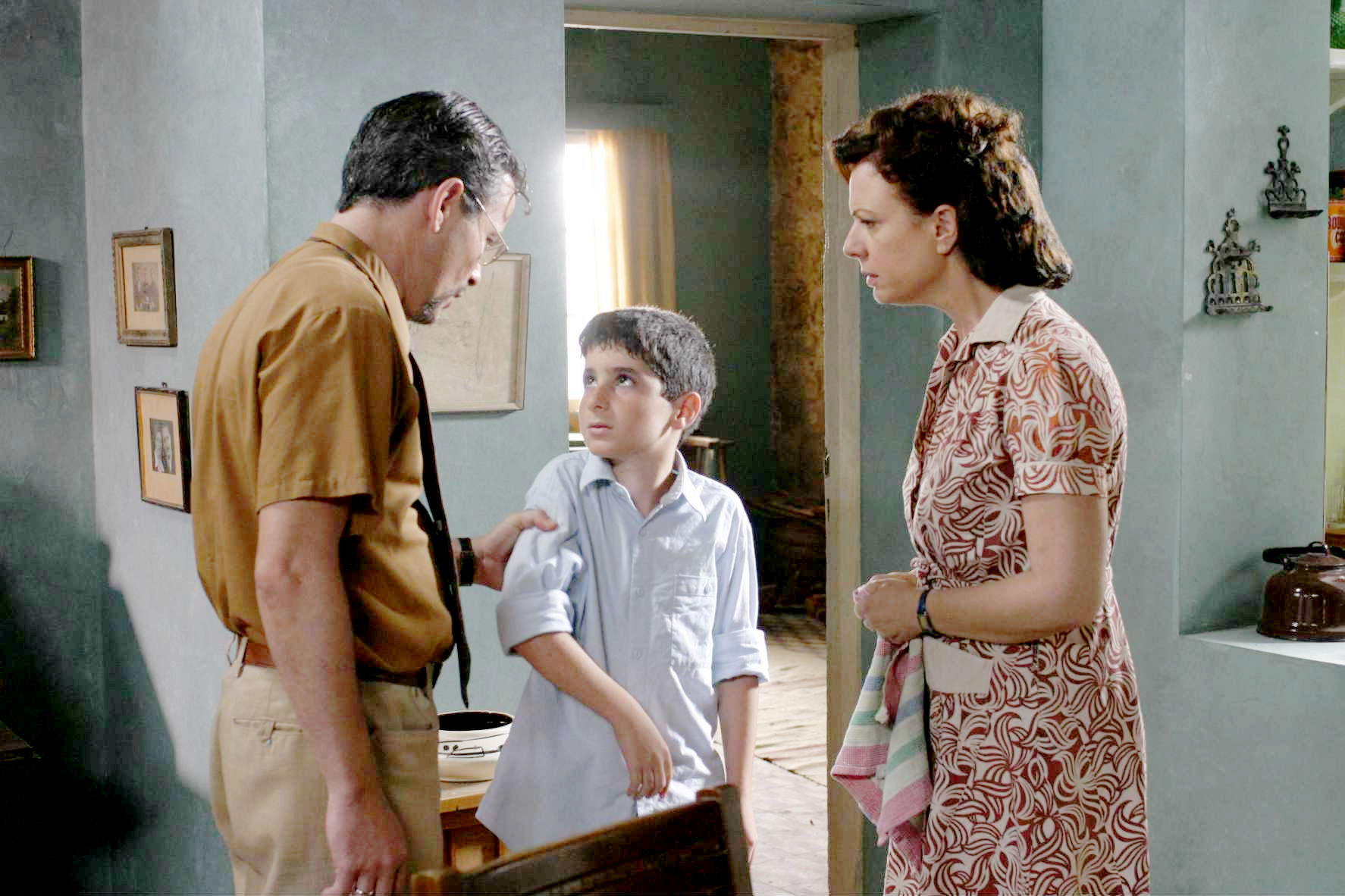 Rami Heuberger, Ido Port and Gilya Stern in Regent Releasing's The Little Traitor (2009). Photo credit by Yoni Hamenachem.