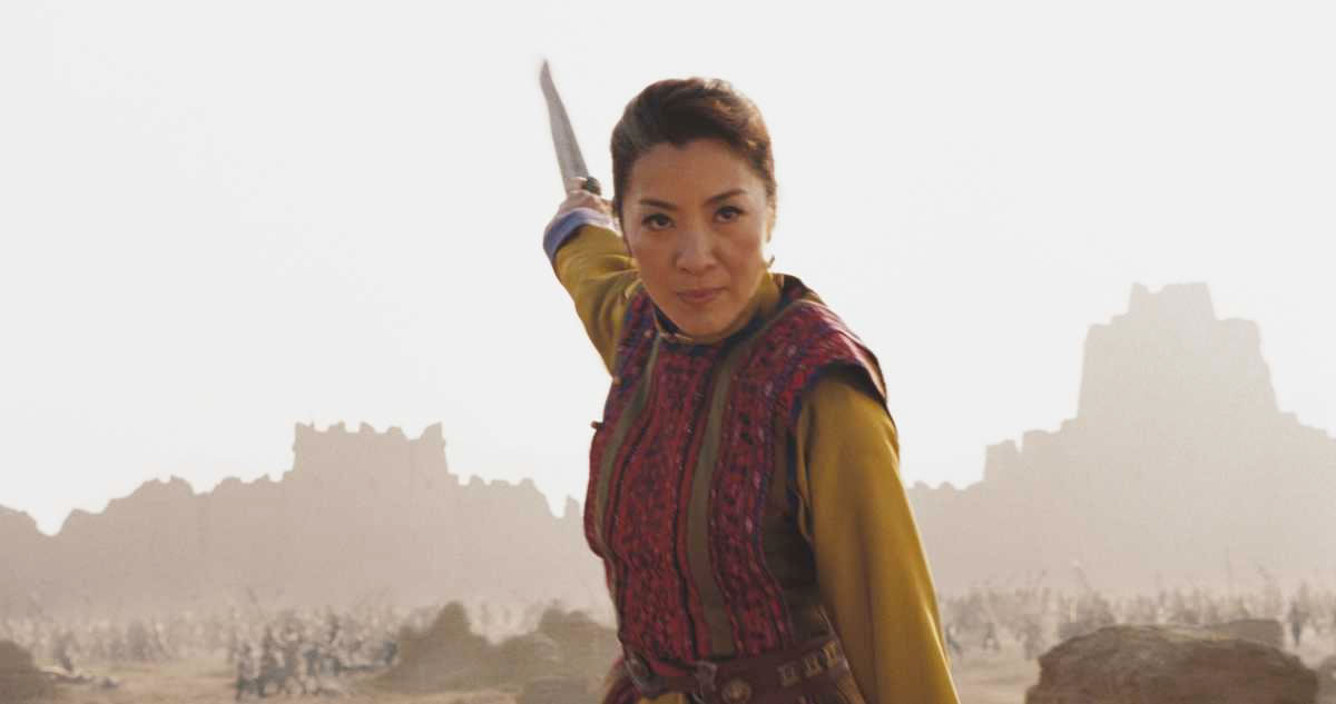 MICHELLE YEOH as Sorceress Zi Yuan in The Mummy: Tomb of the Dragon Emperor.