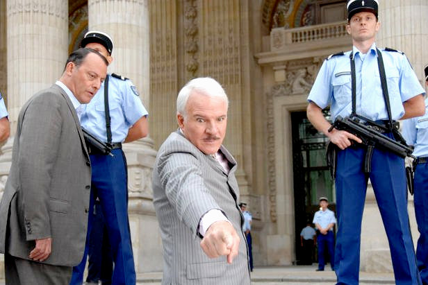 Jean Reno stars as Ponton and Steve Martin stars as Inspector Jacques Clouseau in Columbia Pictures' The Pink Panther 2 (2009). Photo credit by Peter Iovino.