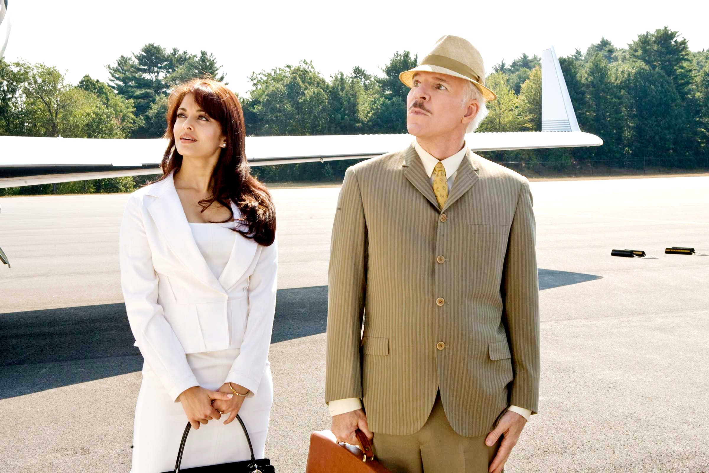 Aishwarya Rai stars as Sonia and Steve Martin stars as Inspector Jacques Clouseau in Columbia Pictures' The Pink Panther 2 (2009). Photo credit by Peter Iovino.