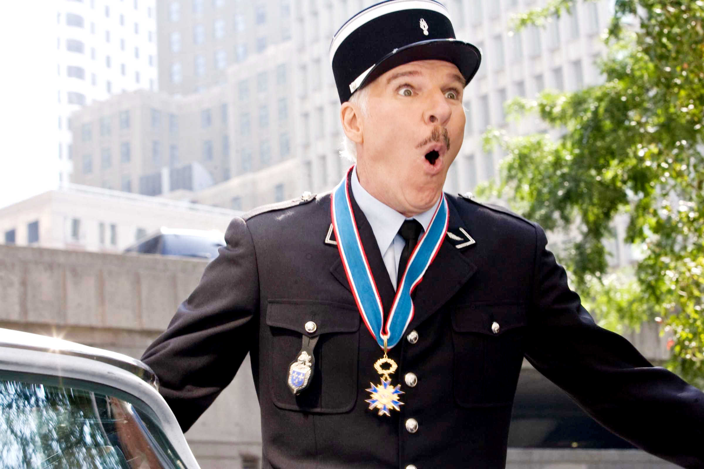 Steve Martin stars as Inspector Jacques Clouseau in Columbia Pictures' The Pink Panther 2 (2009)