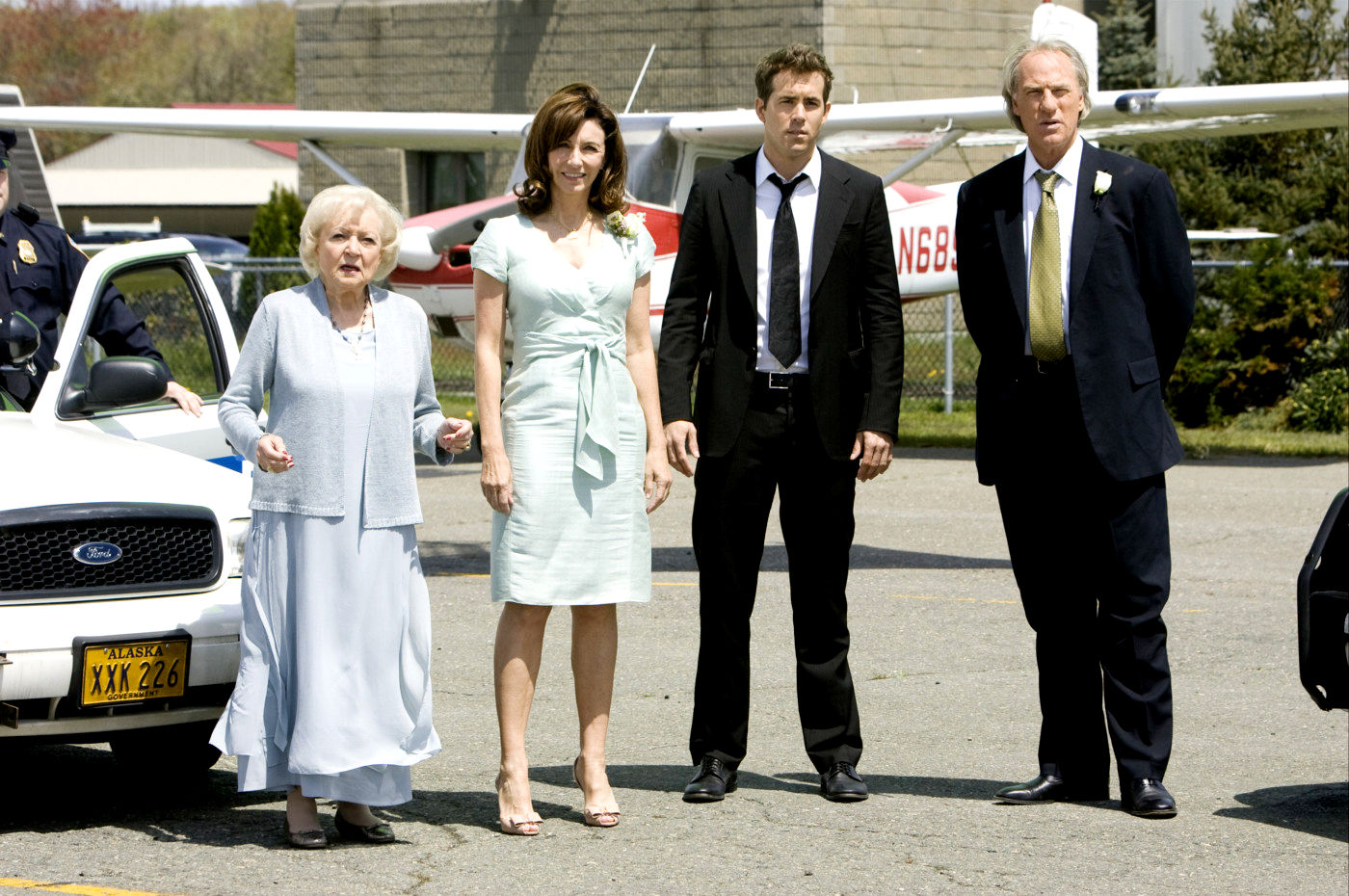 Betty White, Mary Steenburgen, Ryan Reynolds and Craig T. Nelson in Touchstone Pictures' The Proposal (2009). Photo credit by Kerry Hayes.