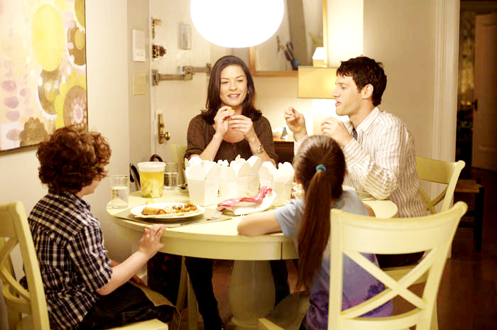 Andrew Cherry, Catherine Zeta-Jones, Kelly Gould and Justin Bartha in The Weinstein Company's The Rebound (2010)