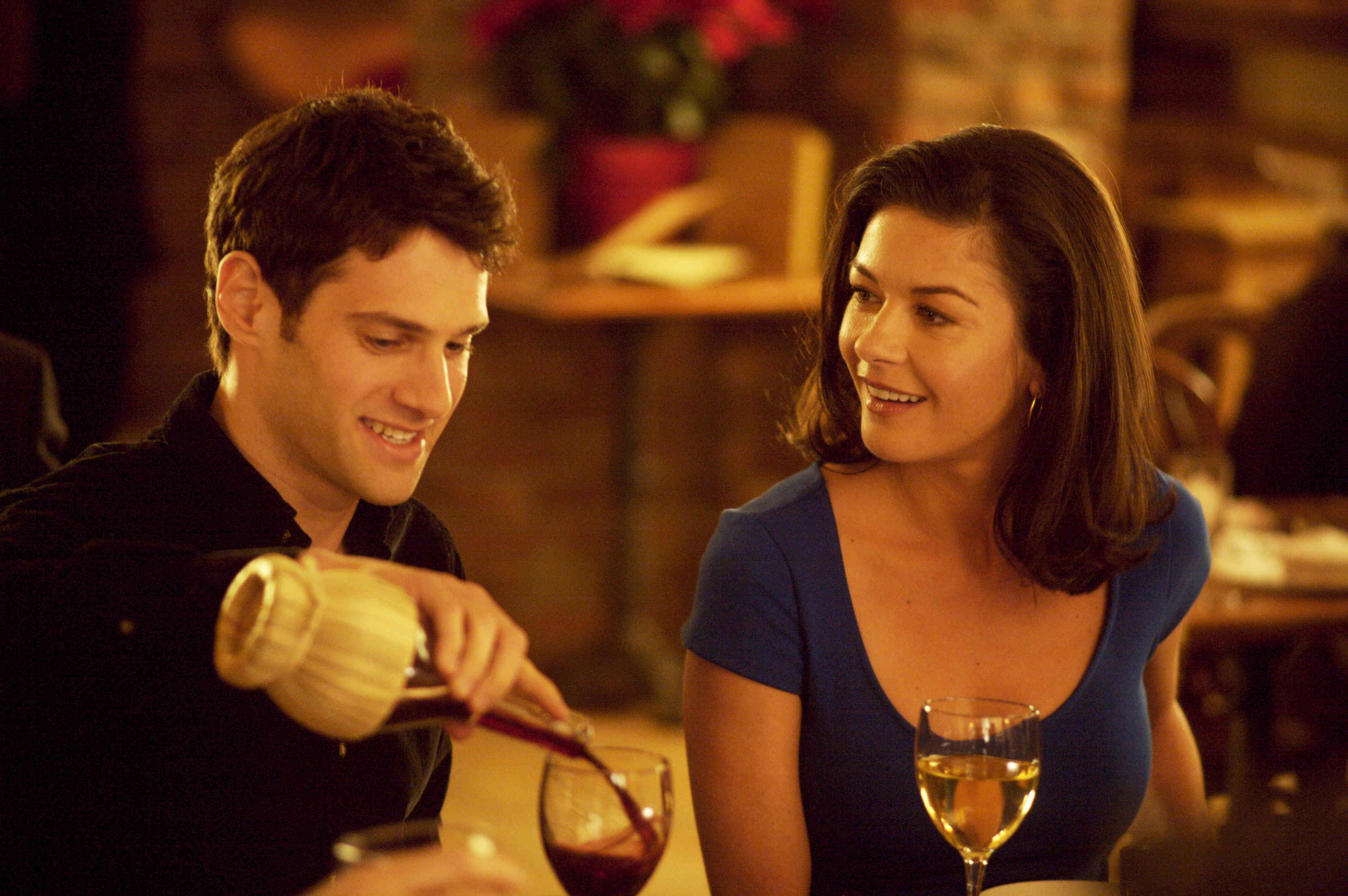 Justin Bartha stars as Aram Finklestein and Catherine Zeta-Jones stars as Sandy in The Weinstein Company's The Rebound (2010)