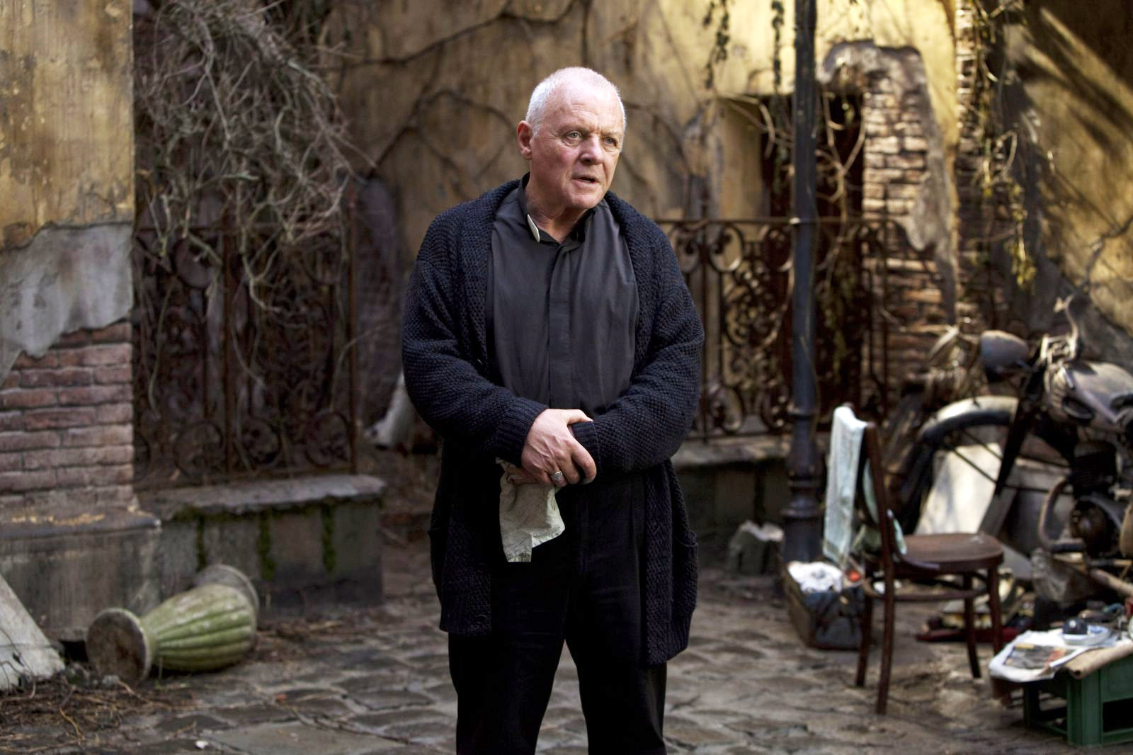 Anthony Hopkins stars as Father Lucas in Warner Bros. Pictures' The Rite (2011). Photo credit by Egon Endrenyi.