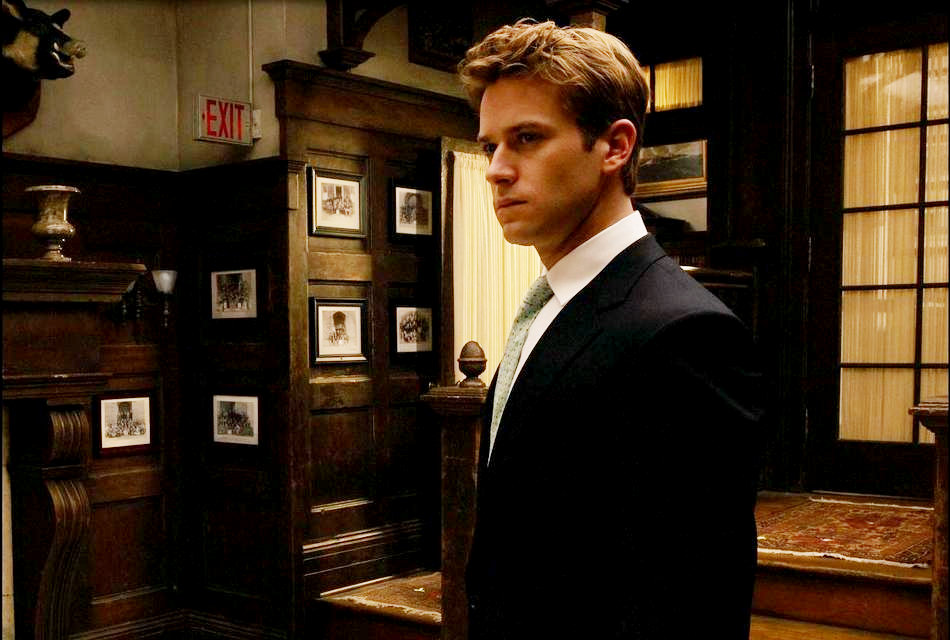 Armie Hammer stars as Cameron Winklevoss in Columbia Pictures' The Social Network (2010)