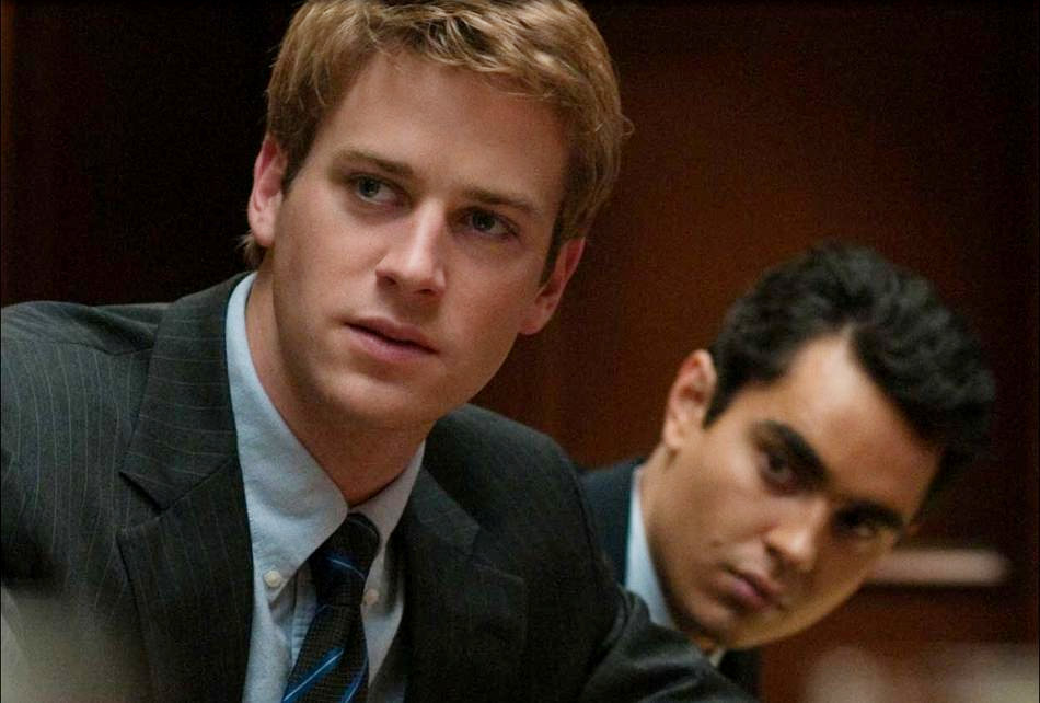 Armie Hammer stars as Cameron Winklevoss in Columbia Pictures' The Social Network (2010)