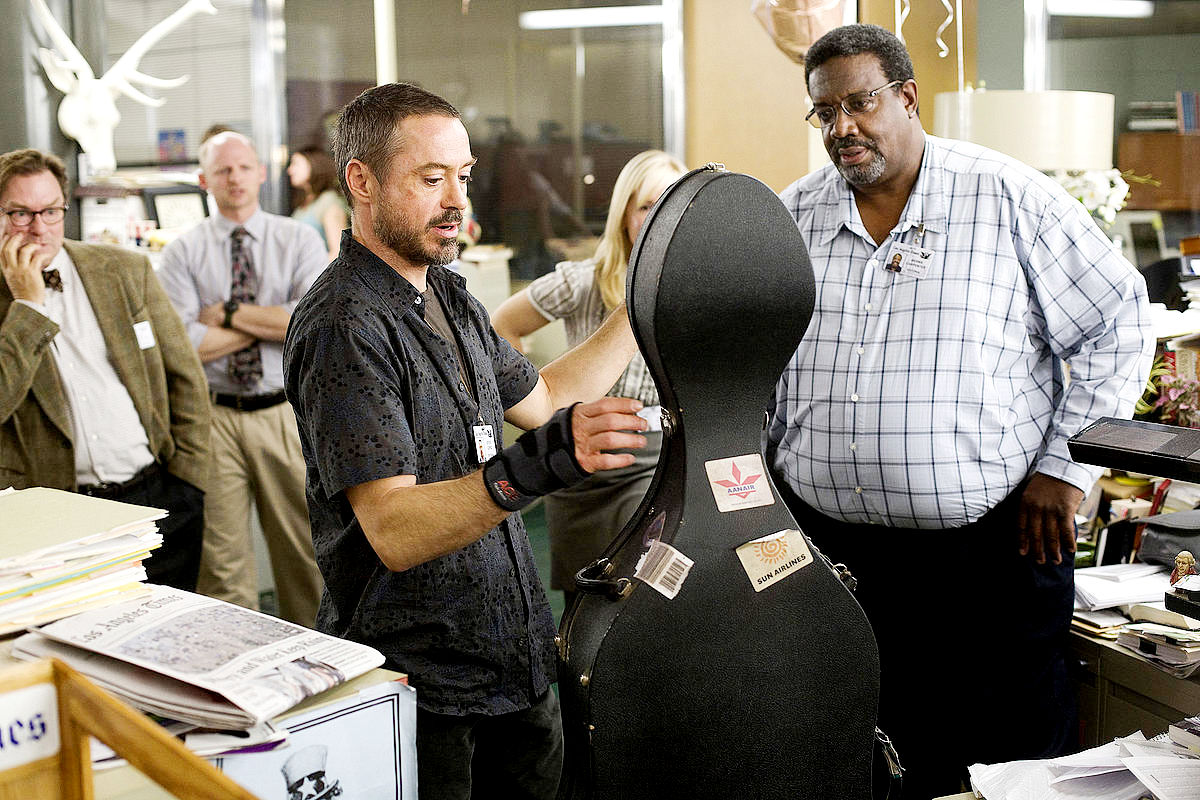 Robert Downey Jr. stars as Steve Lopez in DreamWorks' The Soloist (2009)
