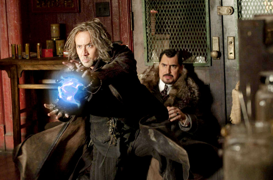 Nicolas Cage stars as Balthazar Blake and Alfred Molina stars as Horvath in Walt Disney Pictures' The Sorcerer's Apprentice (2010)
