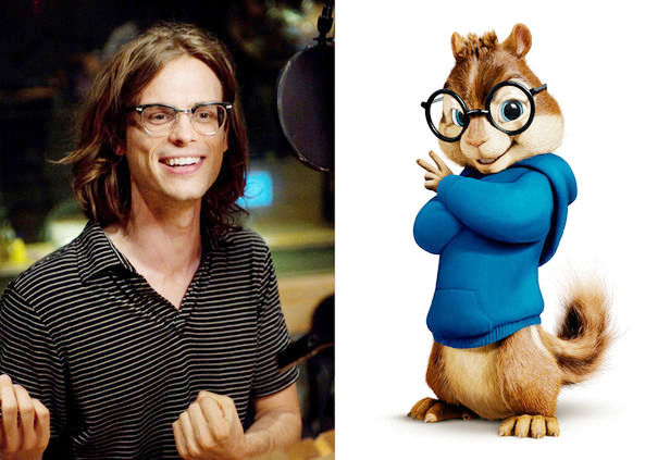 Matthew Gray Gubler voices Simon in 20th Century Fox' Alvin and the Chipmunks: The Squeakquel's (2009)