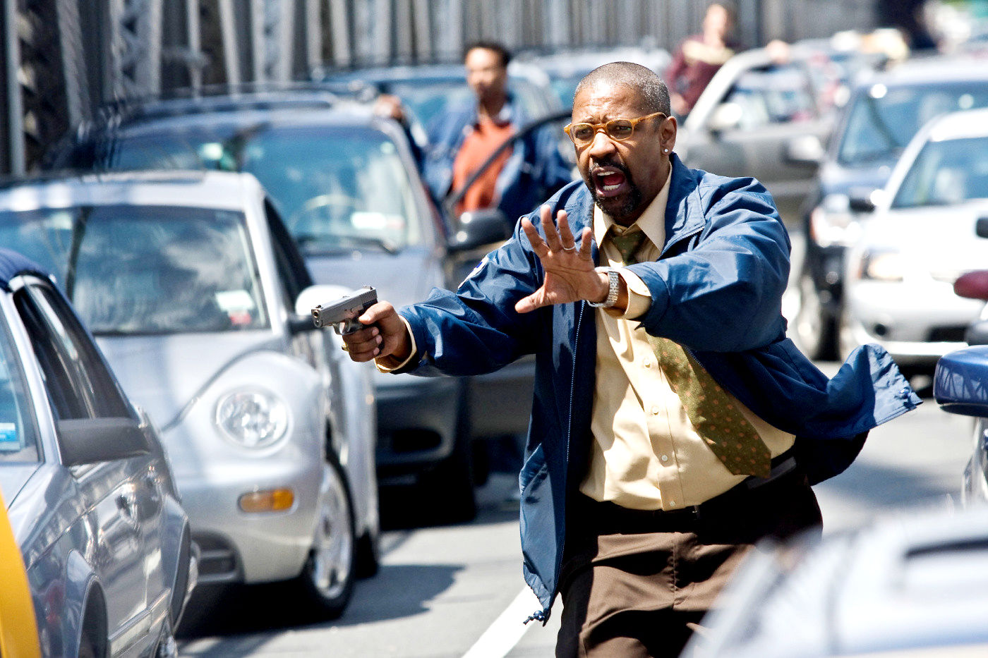 Denzel Washington stars as Walter Garber in Columbia Pictures' The Taking of Pelham 123 (2009). Photo credit by Rico Torres.