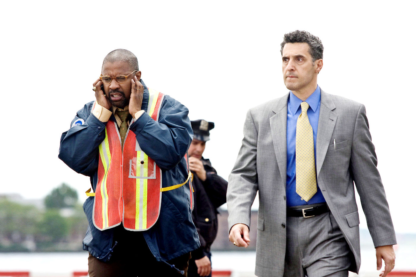 Denzel Washington stars as Walter Garber and John Turturro stars as Camonetti in Columbia Pictures' The Taking of Pelham 123 (2009)