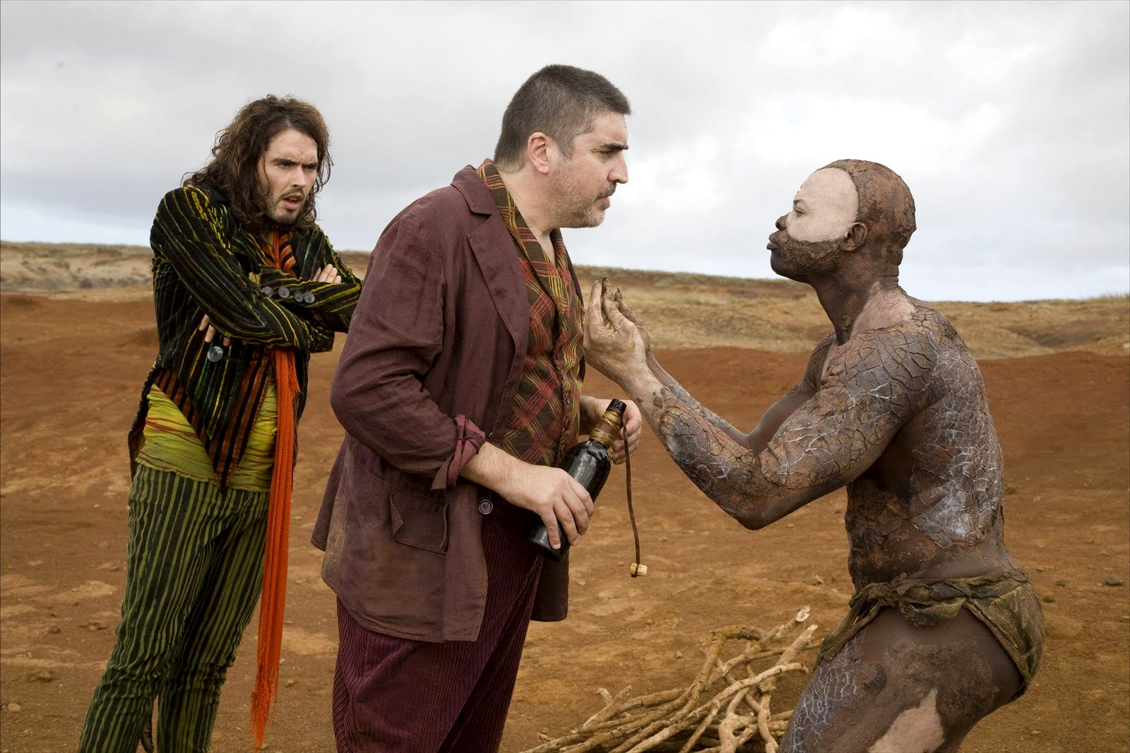 Russell Brand stars as Trinculo and Alfred Molina stars as Stephano in Touchstone Pictures' The Tempest (2010)