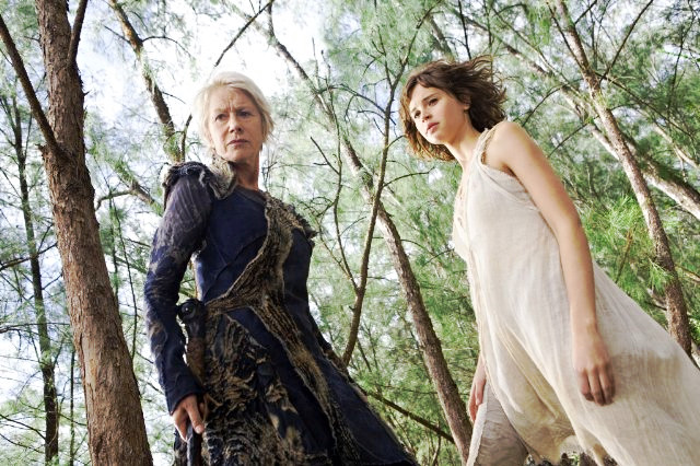 Helen Mirren stars as Prospera and Felicity Jones stars as Miranda in Touchstone Pictures' The Tempest (2010)