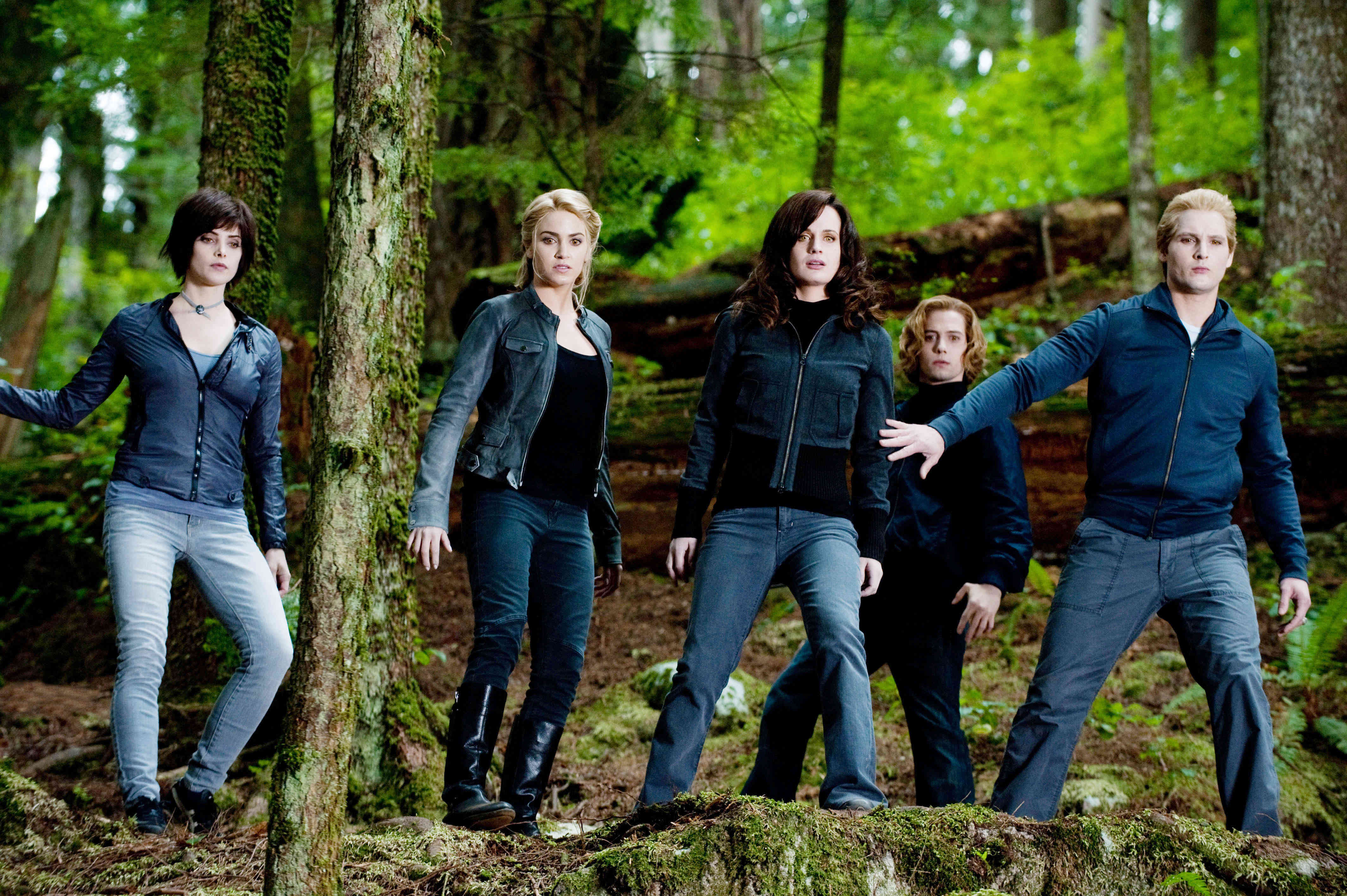 Ashley Greene, Nikki Reed, Elizabeth Reaser, Jackson Rathbone and Peter Facinelli in Summit Entertainment's The Twilight Saga's Eclipse (2010)