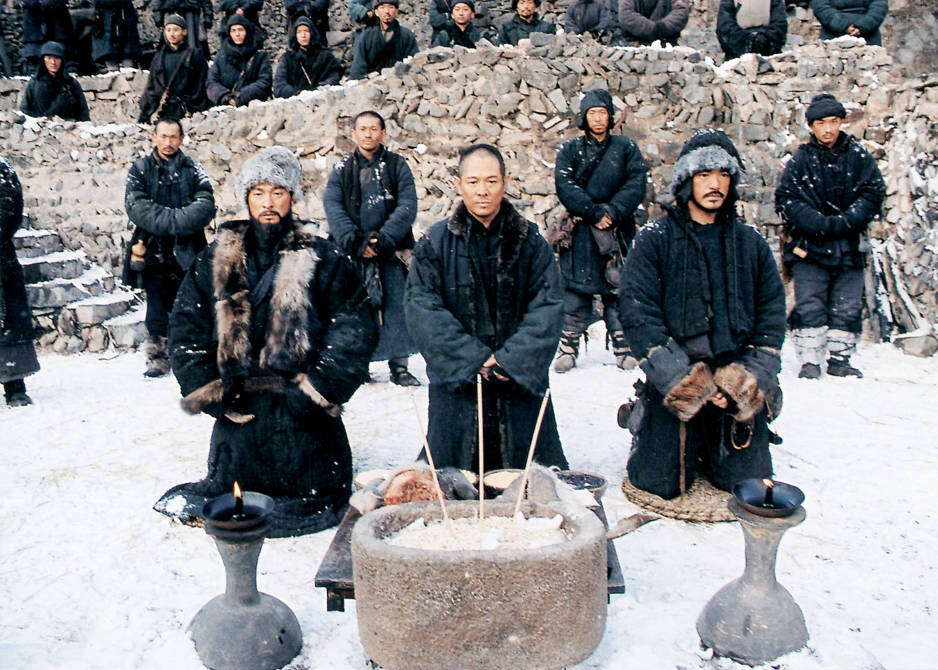Andy Lau, Jet Li and Takeshi Kaneshiro in Magnet Releasing's The Warlords (2010)