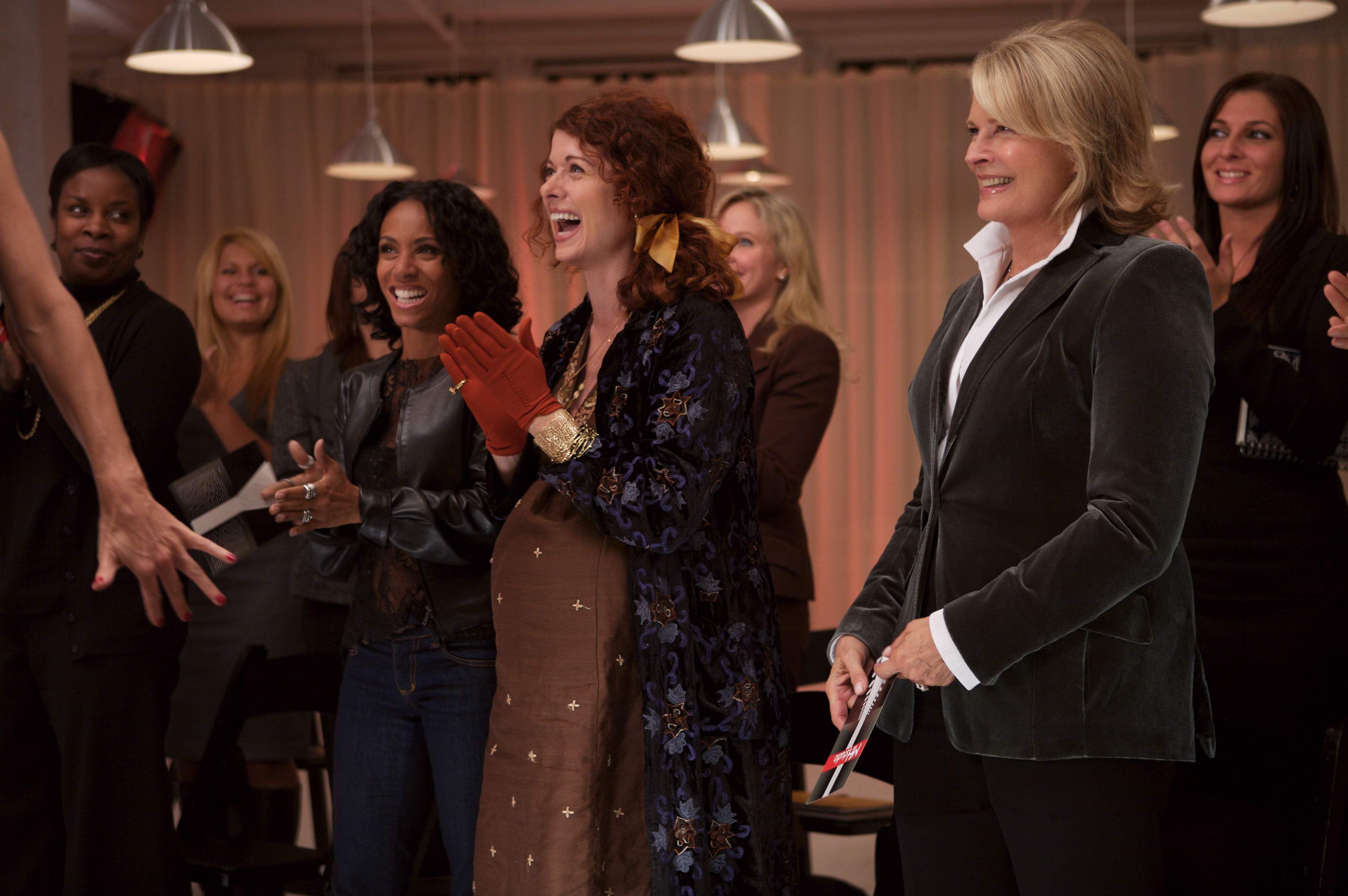 Jada Pinkett Smith, Debra Messing and Candice Bergen in a scene from The Women(c), directed by Diane English 2008 - A Picturehouse release / photographer: Claudette Barius.