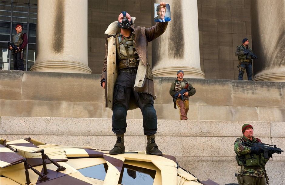 Tom Hardy stars as Bane in Warner Bros. Pictures' The Dark Knight Rises (2012)