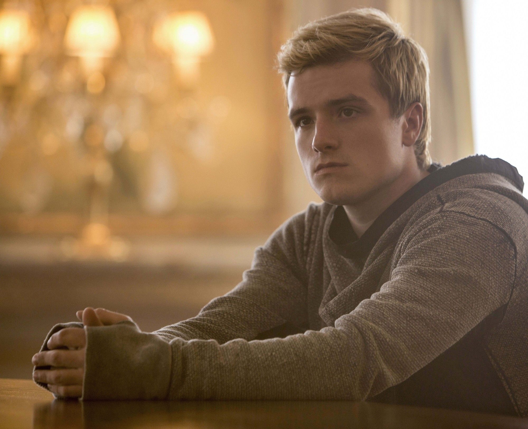 Josh Hutcherson stars as Peeta Mellark in Lionsgate Films' The Hunger Games: Mockingjay, Part 2 (2015)