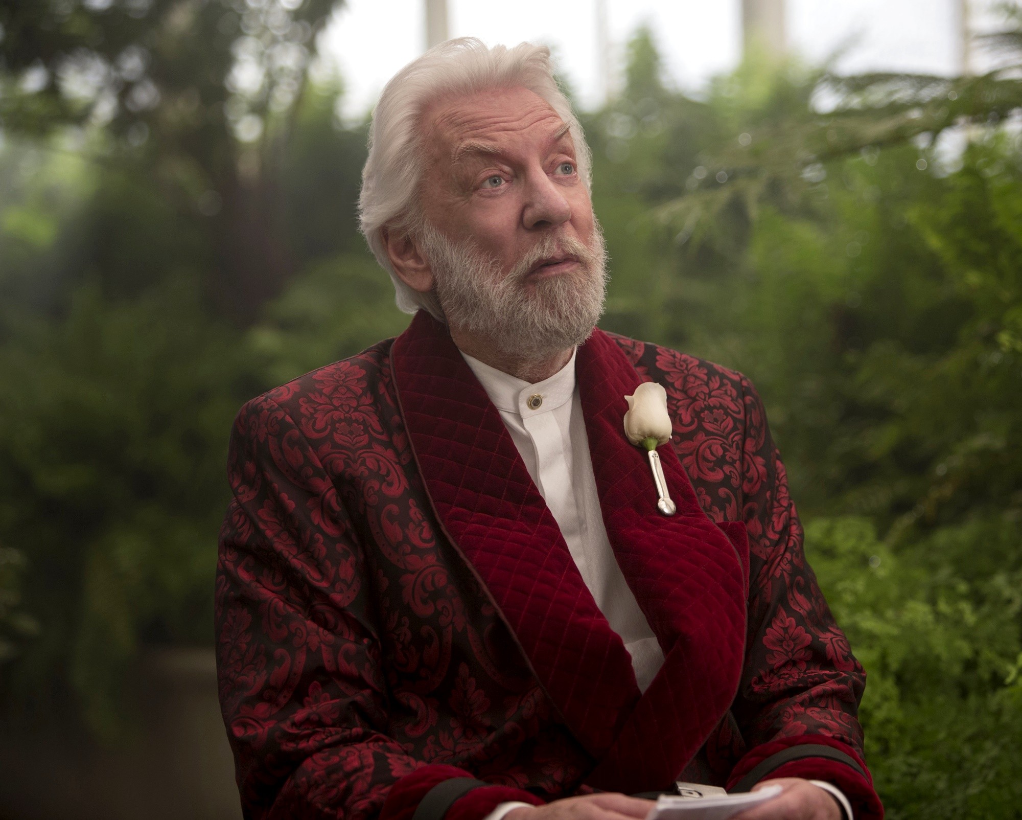 Donald Sutherland stars as President Snow in Lionsgate Films' The Hunger Games: Mockingjay, Part 2 (2015)