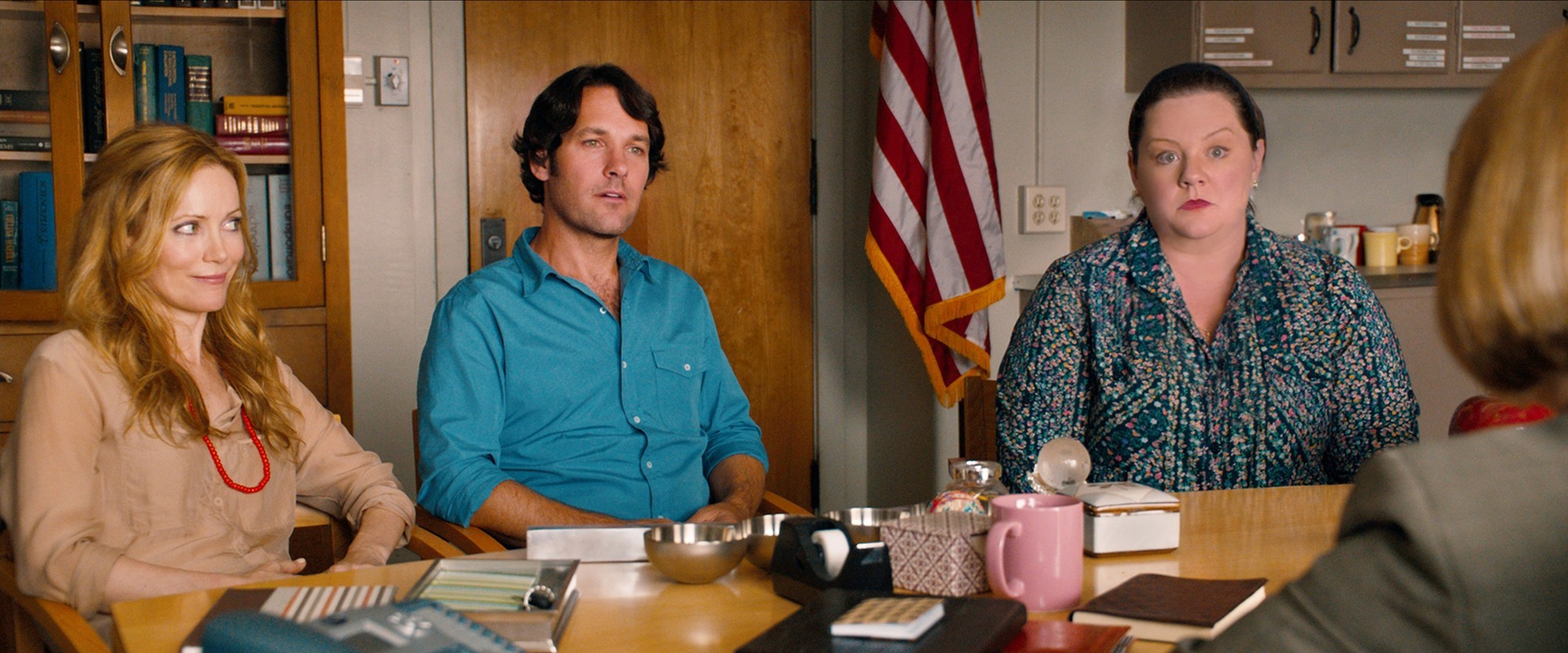 Leslie Mann, Paul Rudd and Melissa McCarthy in Universal Pictures' This Is 40 (2012)