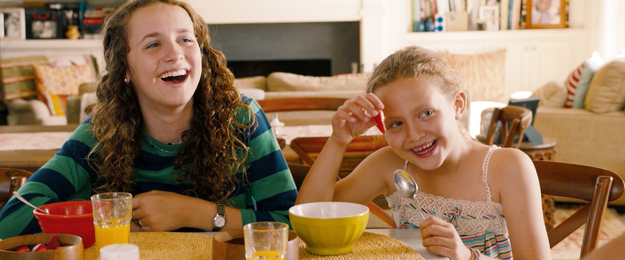 Maude Apatow stars as Saddie and Iris Apatow stars as Charlotte in Universal Pictures' This Is 40 (2012)