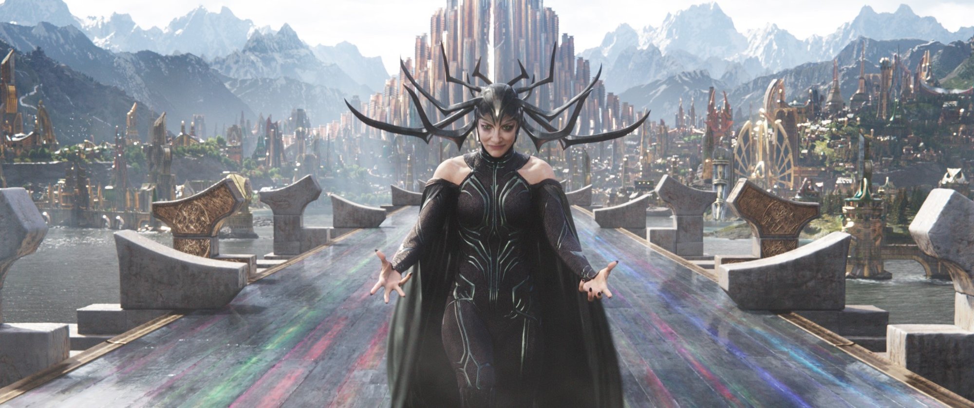 Cate Blanchett stars as Hela in Marvel Studios' Thor: Ragnarok (2017)