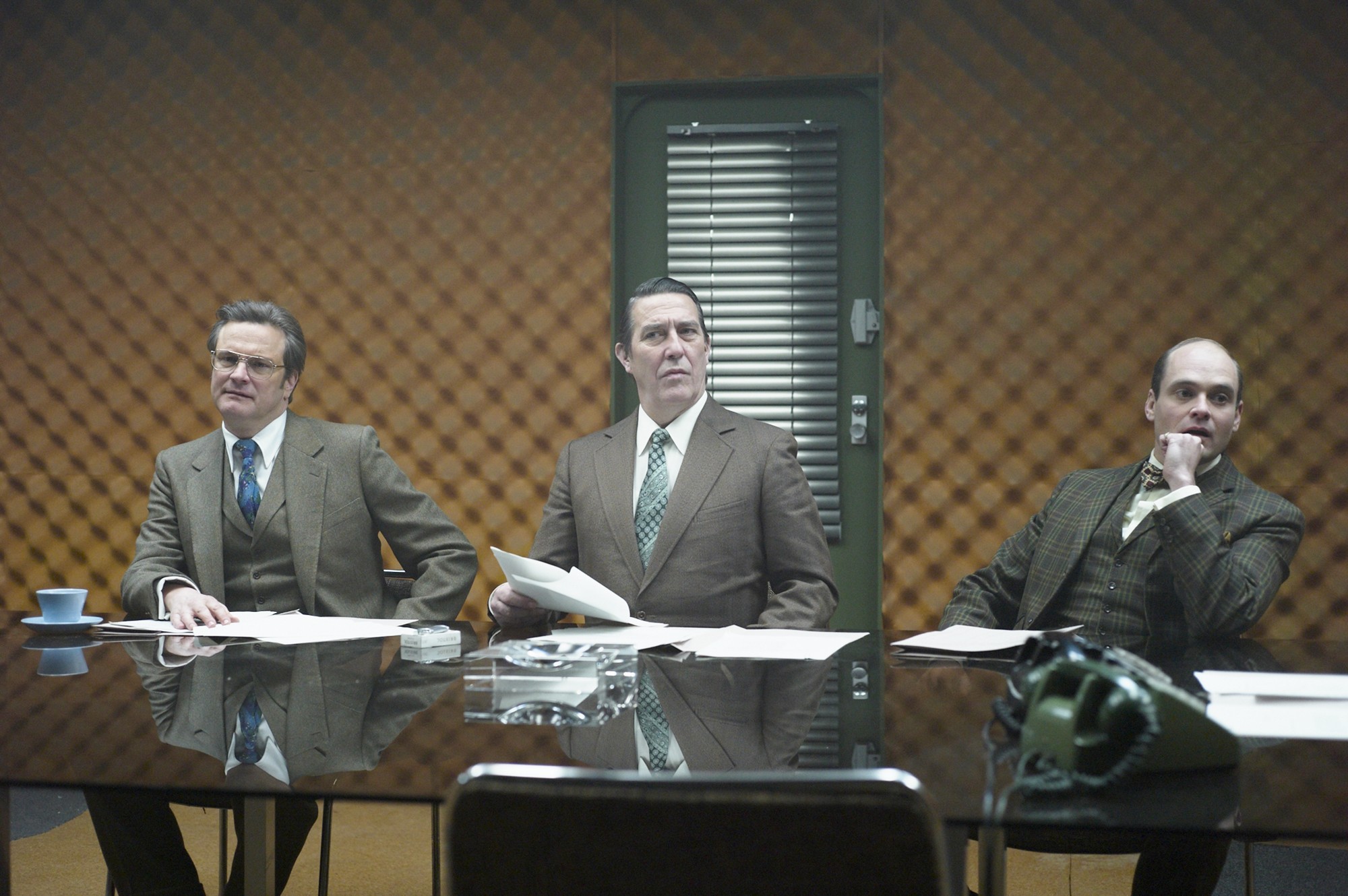 Colin Firth, Ciaran Hinds and Toby Jones in Focus Features' Tinker, Tailor, Soldier, Spy (2011)