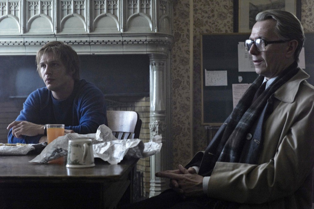Tom Hardy stars as Ricki Tarr and Gary Oldman stars as George Smiley in Focus Features' Tinker, Tailor, Soldier, Spy (2011)