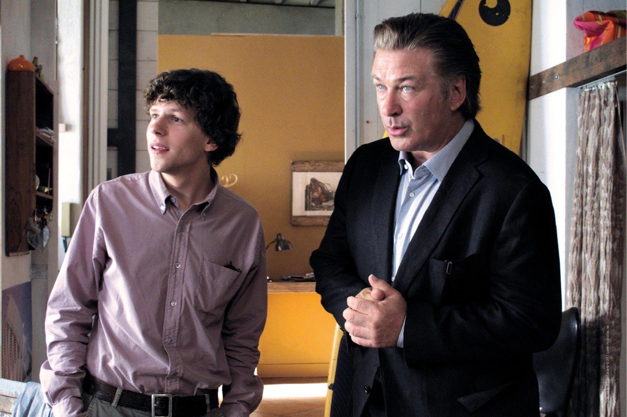 Jesse Eisenberg stars as jack and Alec Baldwin stars as John in Sony Pictures Classics' To Rome with Love (2012)