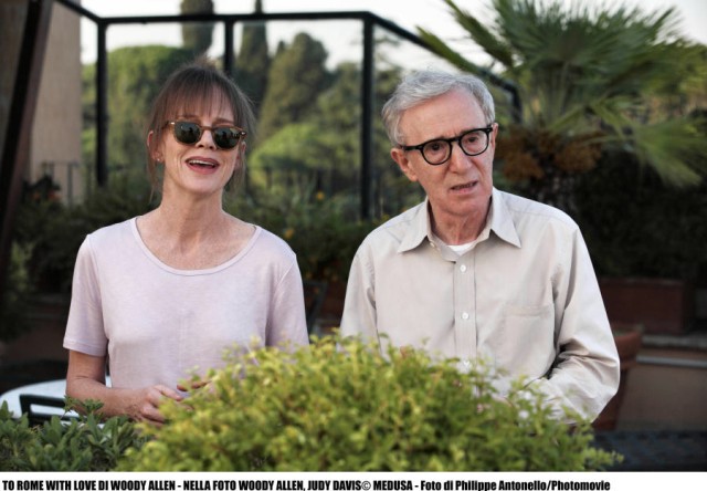 Judy Davis and Woody Allen in Sony Pictures Classics' To Rome with Love (2012). Photo credit by Philippe Antonello.