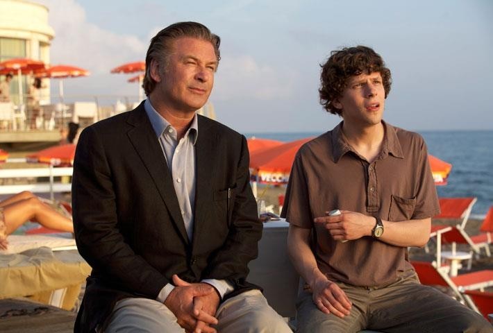 Alec Baldwin and Jesse Eisenberg in Sony Pictures Classics' To Rome with Love (2012)