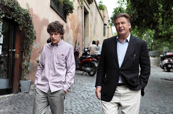 Jesse Eisenberg and Alec Baldwin in Sony Pictures Classics' To Rome with Love (2012)